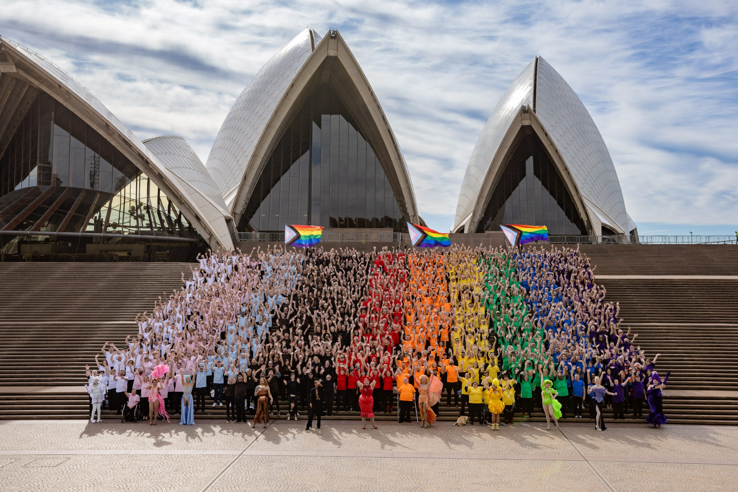 Sydney WorldPride Human Progress Pride flag Star Observer