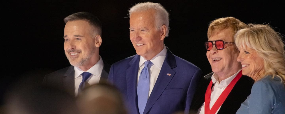 US President Honours Elton John With National Medal