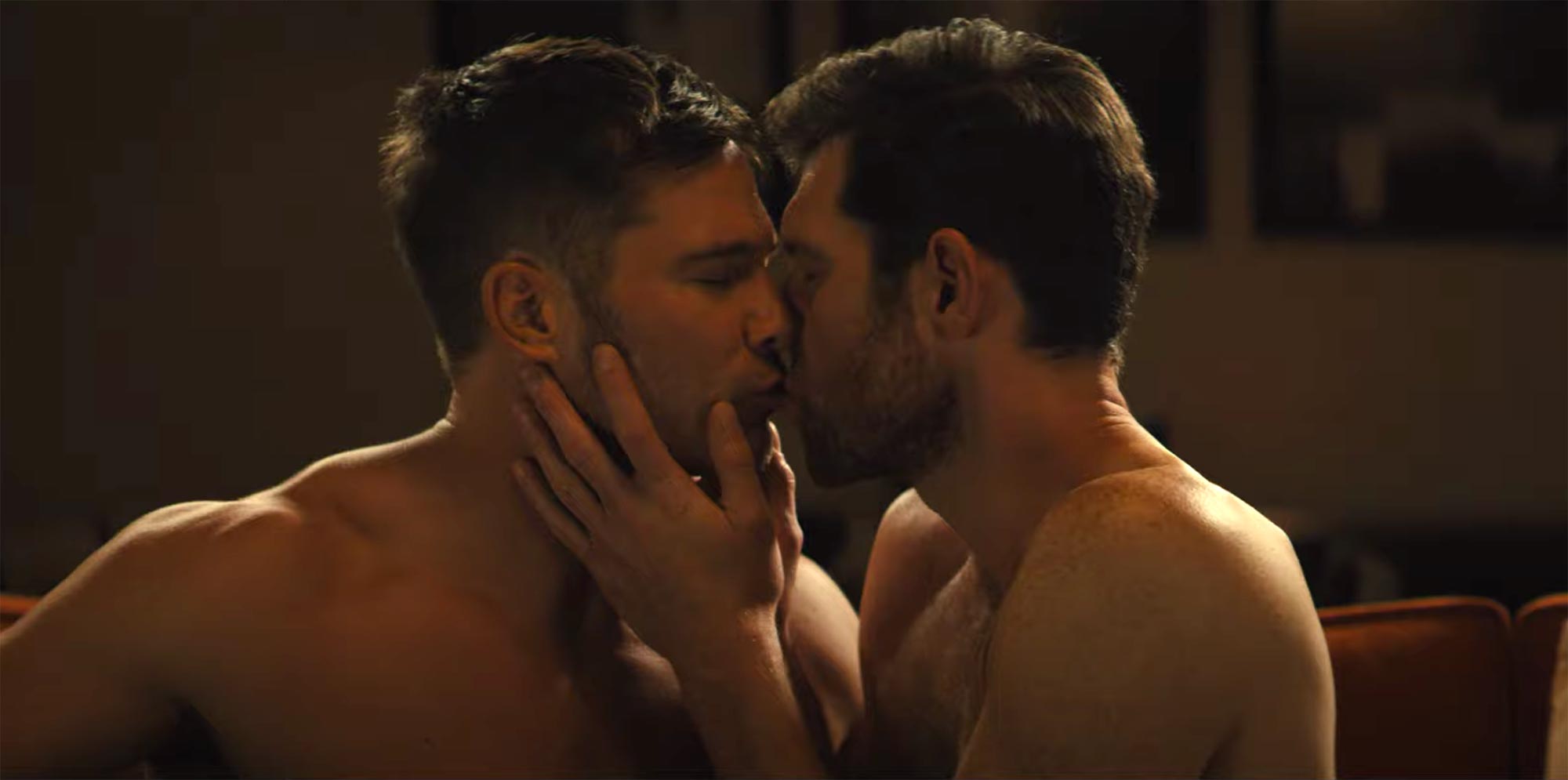 Gay romantic sex scene