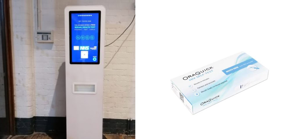 Vending Machines For HIV Self Test Mouth Swab Kits Launched In The UK