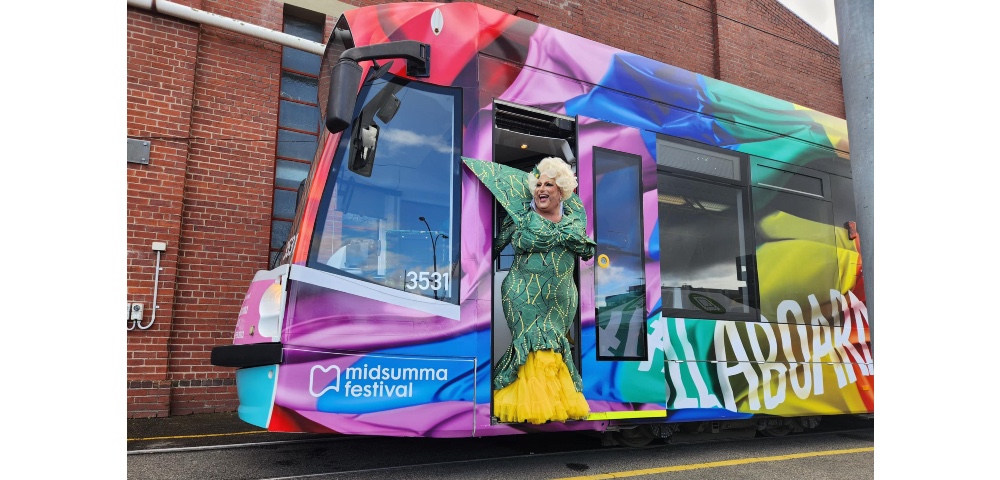 Melbourne’s New Rainbow Pride Tram Unveiled