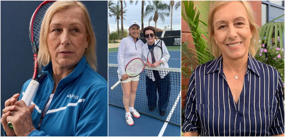 Out Tennis Legend Martina Navratilova Diagnosed With Throat And Breast