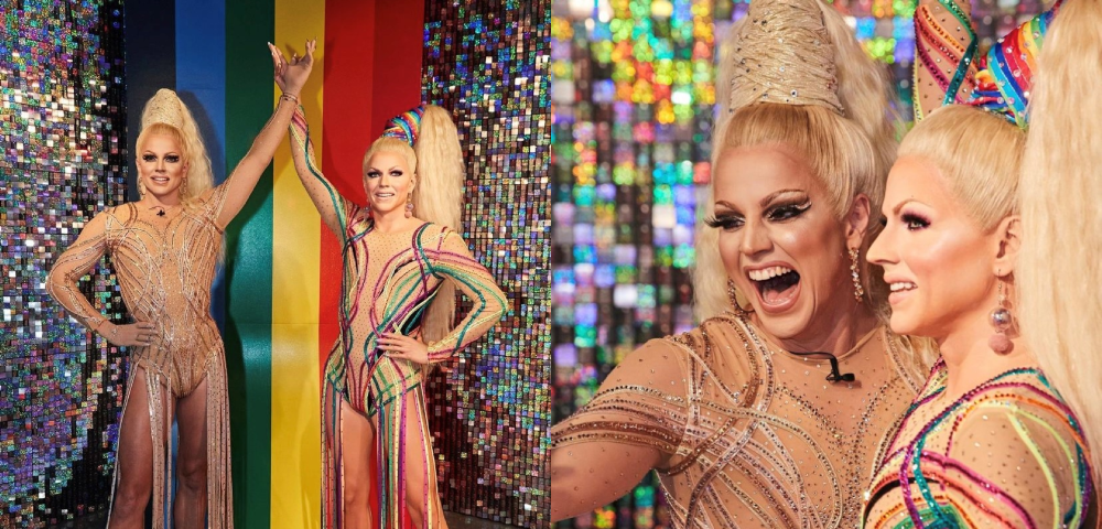 Courtney Act Sees Her Wax Figure At Madame Tussauds New PRIDE Zone