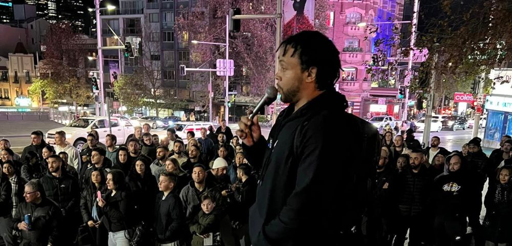 Anti-Gay Preacher And His Followers Gathered On Oxford Street