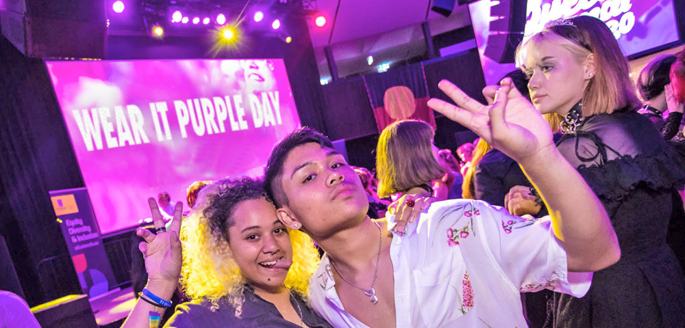 Minus18’s Wear It Purple Pride Party