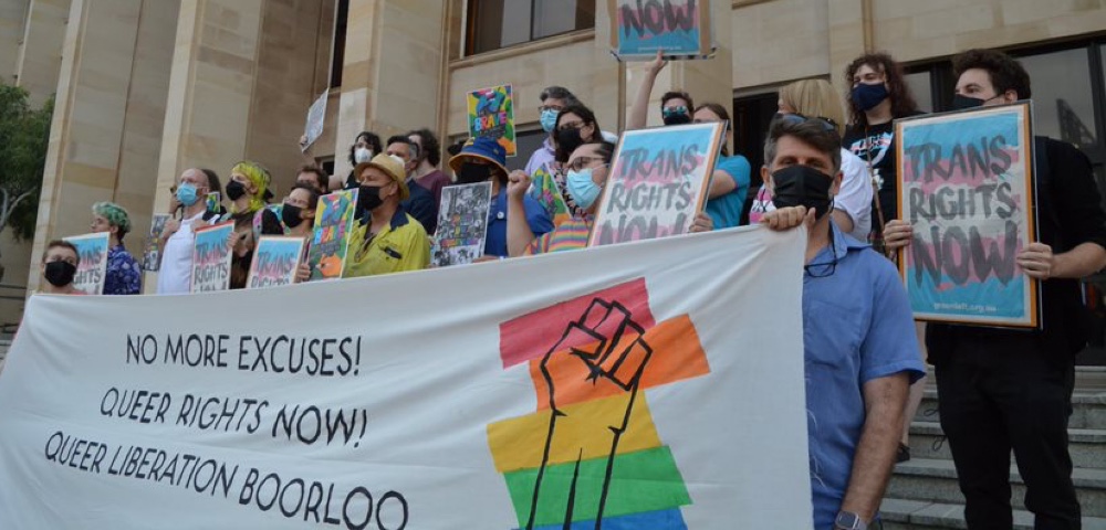 LGBT Activists Protest WA Government’s Inaction On Anti-Discrimination Law