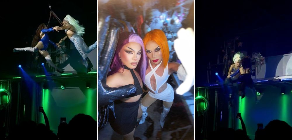 Aerial Stunt Goes Wrong For Two Filipino Drag Performers