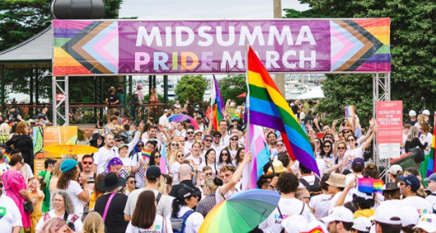 Strutting Their Stuff: Midsumma Pride March