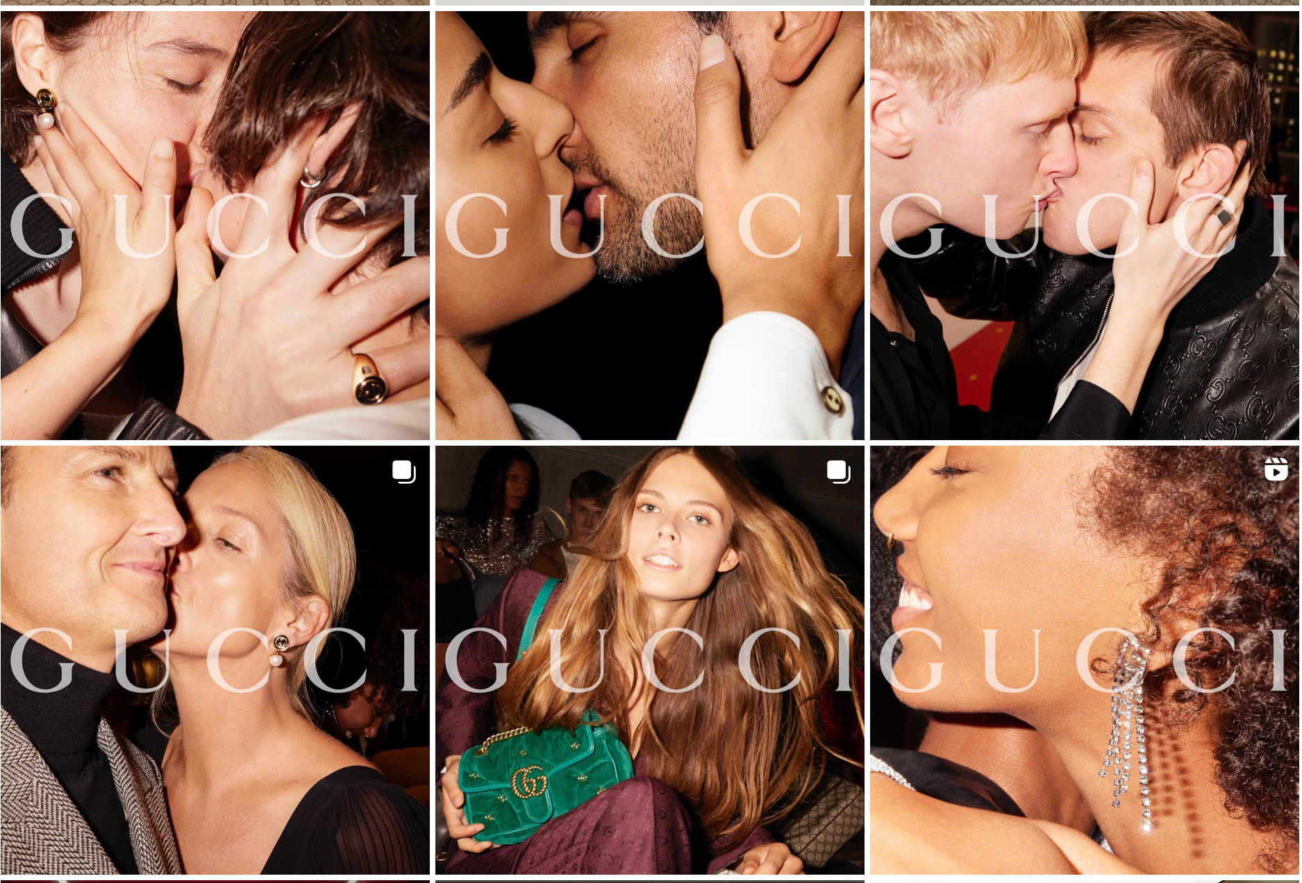 Gucci kiss clearance