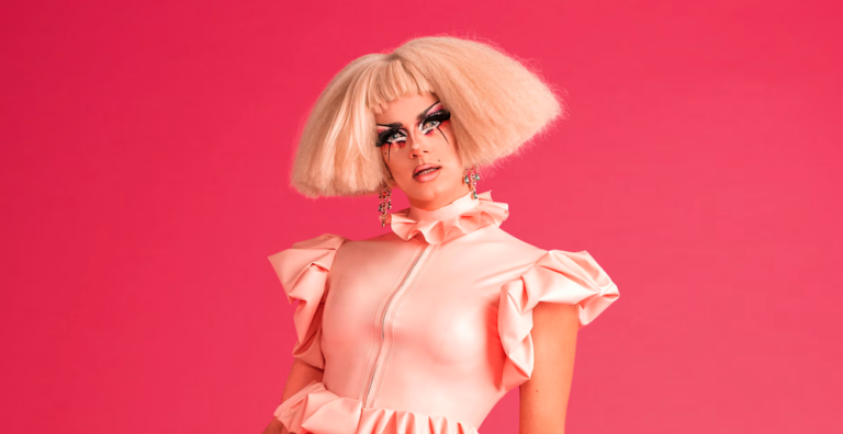Crystal (Colin Seymour) in season 1 of RuPaul's Drag Race UK.