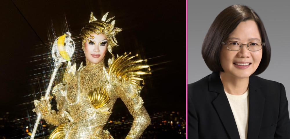 Taiwanese President Congratulates Nymphia Wind On Drag Race Win