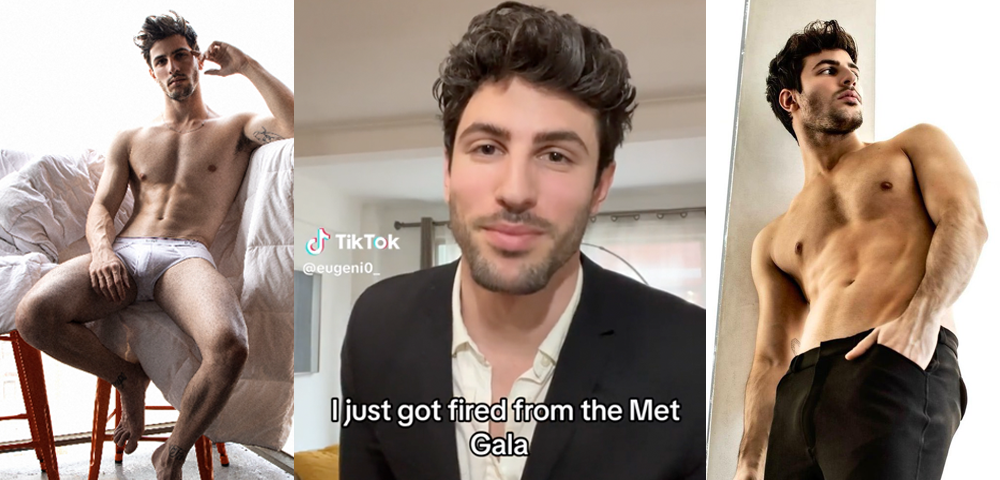 Italian Model Says He Got Fired From Today’s Met Gala For ‘Being Too Hot’