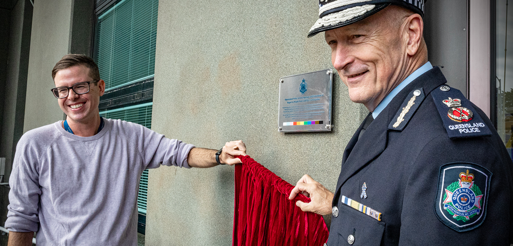 Plaque Commemorating Queensland Police Apology Unveiled for IDAHOBIT