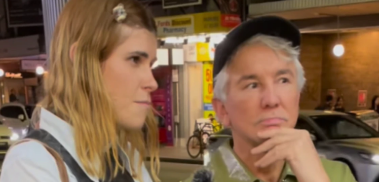 Georgia Godworth and Baz Luhrmann