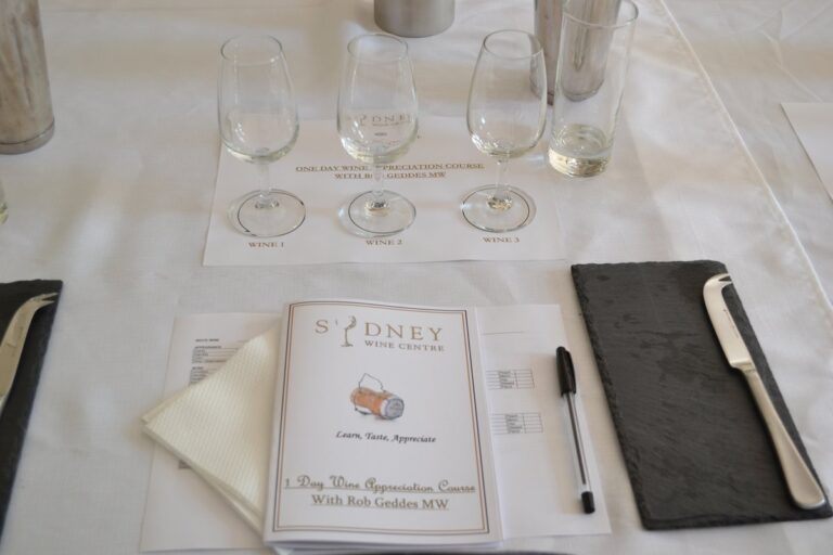 Wine tasting set up 768x512