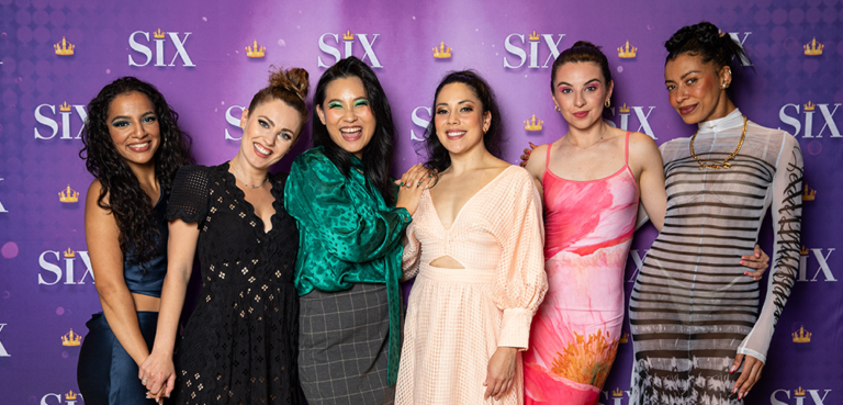 Six The Musical Purple Carpet - cast