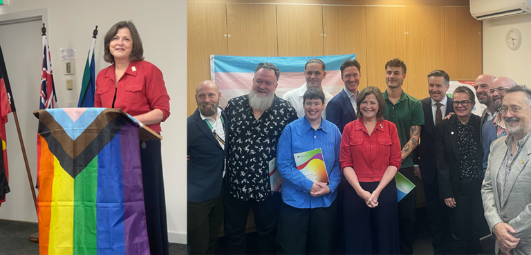 Ged Kearney launching LGBTIQA health action plan