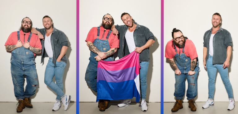 Chad Barnier and Steve Spencer, co-hosts of Give It To Me Bi books