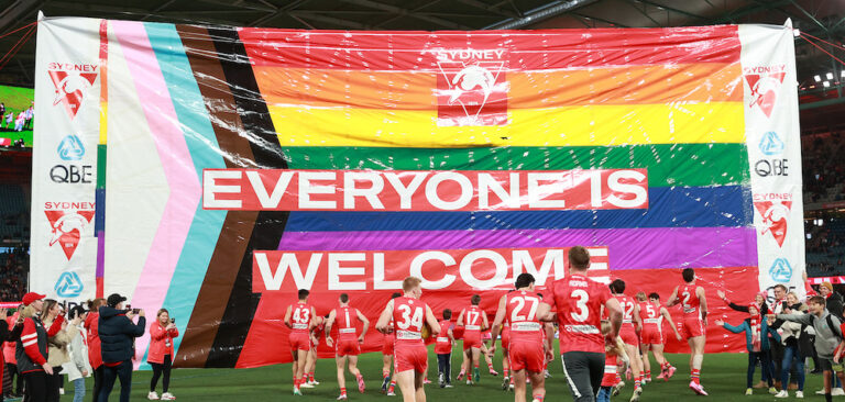 Swans Pride Game 2025