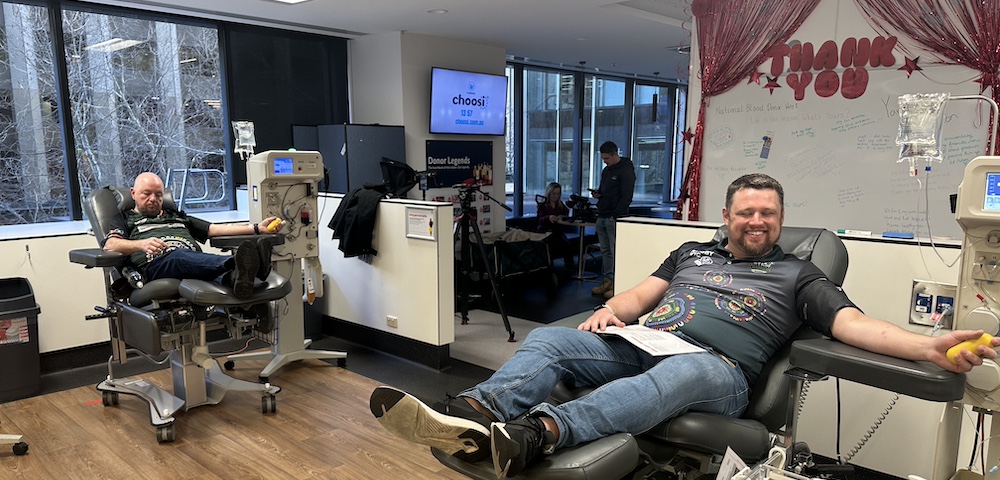 Melbourne Chargers Organise Blood Drive To Mark New Donation Rules