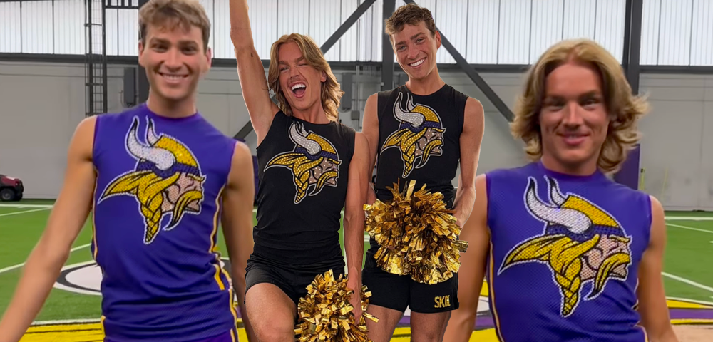 Why Are Straight People Are Loosing It Over The Minnesota Vikings Male Cheerleaders?