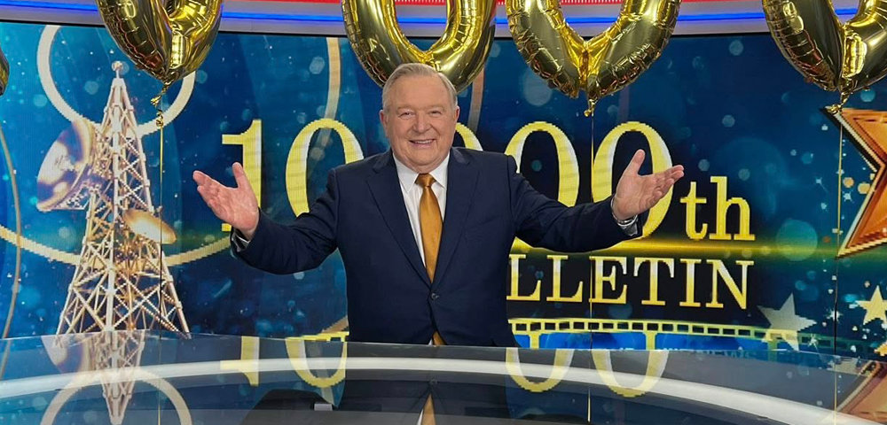 Gay News Presenter Peter Hitchener Celebrated As He Delivers 10,000th Bulletin