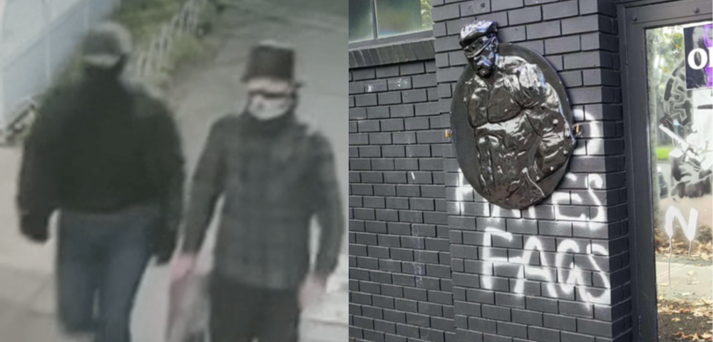Police Release Photos Of People Suspected Of Homophobic Laird Vandalism