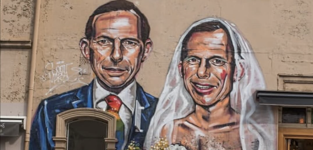 Tony Abbott Same-Sex Marriage Mural Painted Over After Eight Years