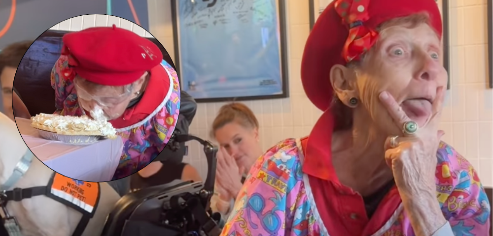 81-Year-Old Lesbian Wins ‘Best Technique’ At Pie Eating Contest