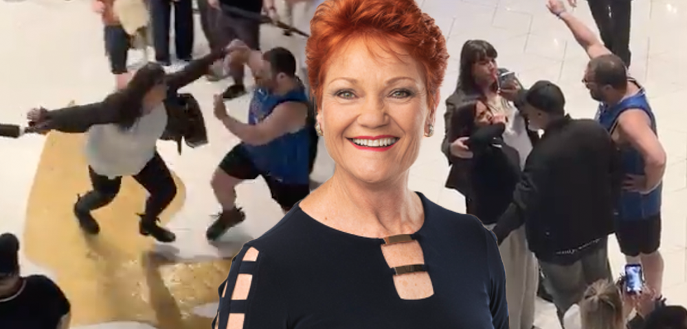 Chaos Erupts Outside Pauline Hanson Melbourne Film Premiere
