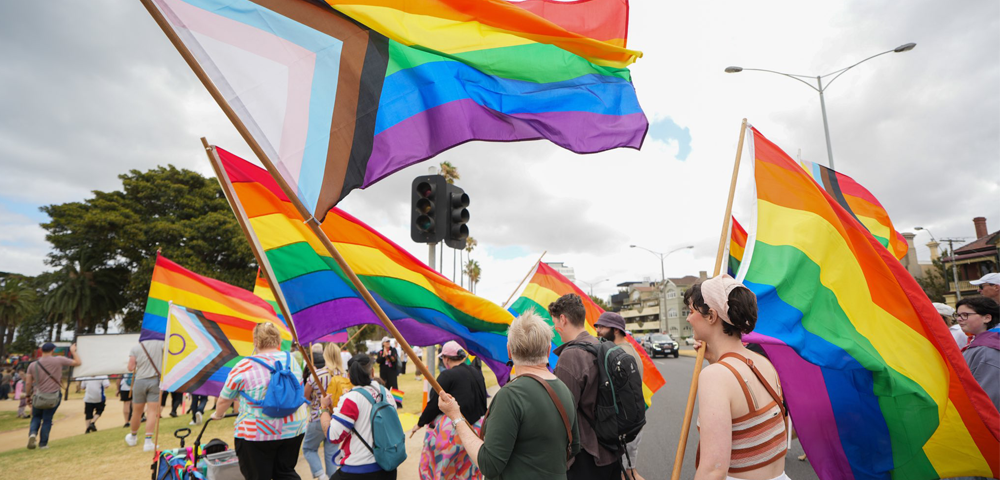 Thousands Take To The Streets For Midsumma Pride March