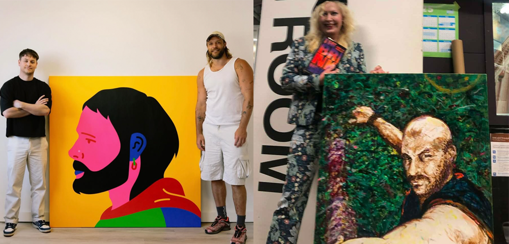 Mitch Brown and Holden Sheppard Painted For Archibald Prize
