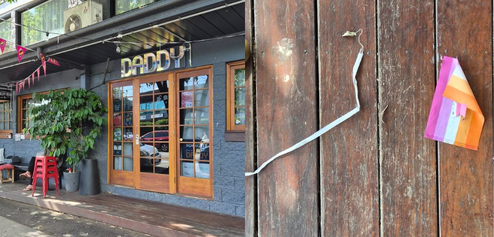 “Make It Even More Gayer”: Queer Venue ‘Come To Daddy’ Fights Back Against Homophobic Vandals