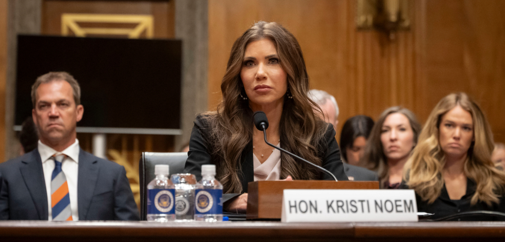 OPINION: Kristi Noem Supports The Execution of Innocents. But We’re Talking About Her Husband’s Tits?