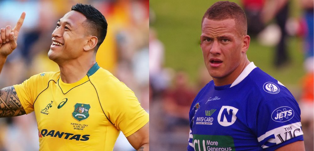 Israel Folau Expresses Support For Kane Evans After The Former NRL Player Comes Out As Gay