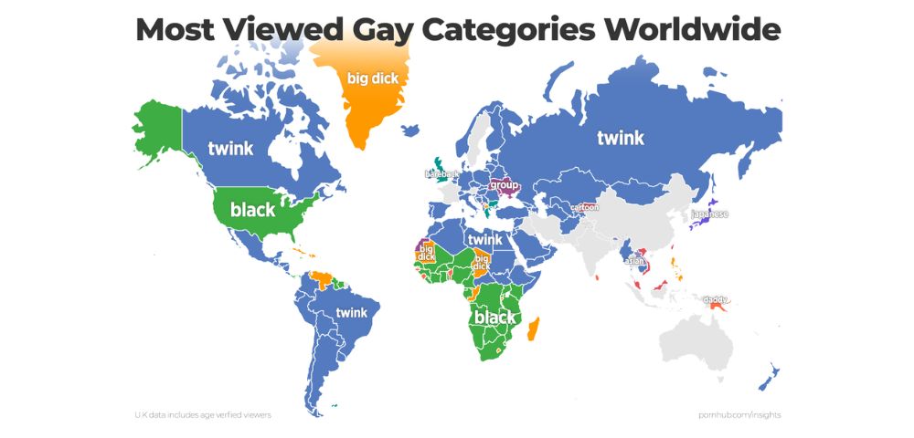 Femboys, Twinks And Straight Guys: Pornhub Has Released What You’re All Searching For Over Pride Month