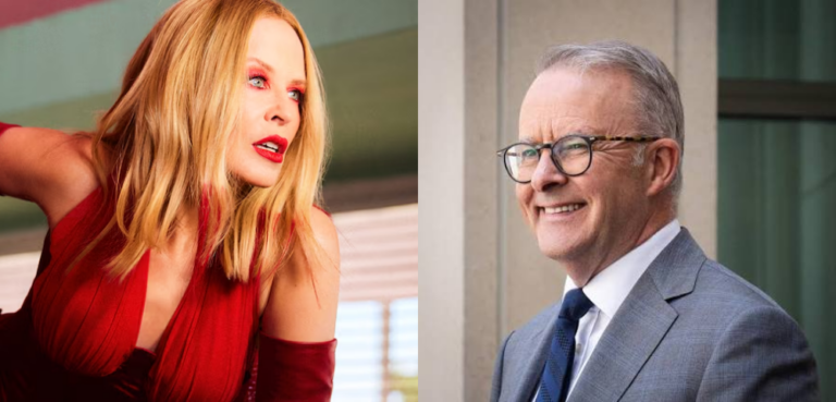 Anthony Albanese Kylie Minogue