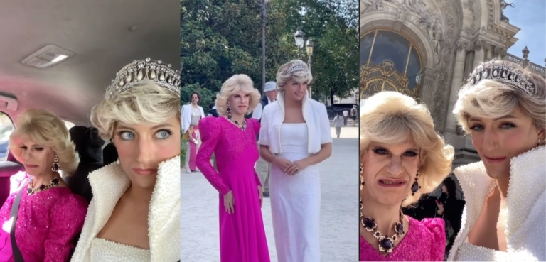 HeSheWho and Joan Chevalier as Diana and Camilla. Credit Instagram