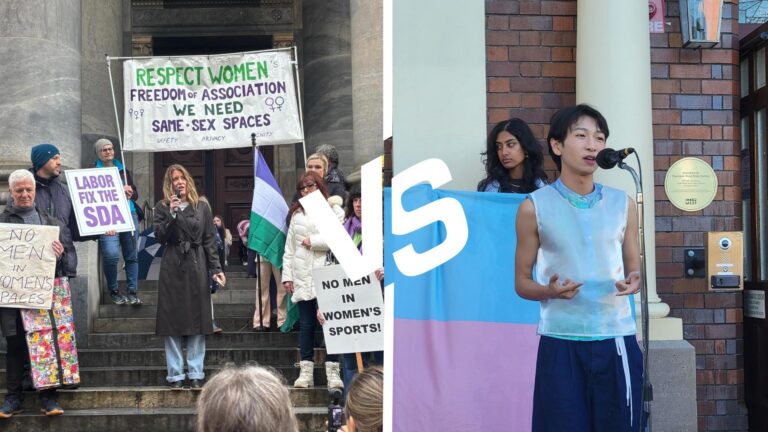 Pride In Protest Anti-Terf Rally Counter-Protest
