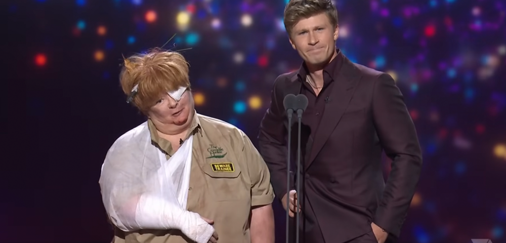 Magda Szubanski Makes Hilarious Logies Return With Robert Irwin